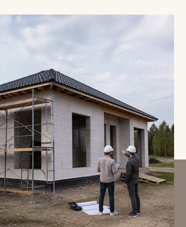 Проектирование одноэтажных домов из газобетона в Санкте-Петербурге