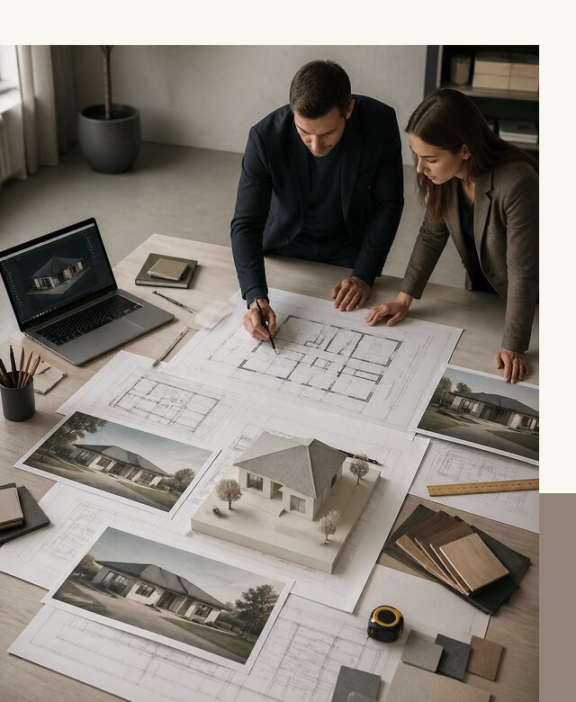 Проекты одноэтажных домов 13 на 13 под ключ в Санкте-Петербурге